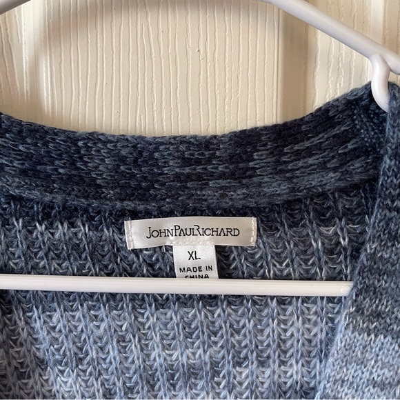 John Paul Richard blue cardigan - Picture 3 of 4